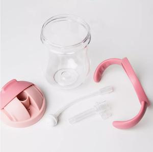 Straw Handle Sippy Cups Leak-Proof PP <span class=keywords><strong>Kids</strong></span> Baby <span class=keywords><strong>Water</strong></span> Bottle para mais de 6 meses Crianças e bebês para passeios ao ar livre e presentes - Product Image 3