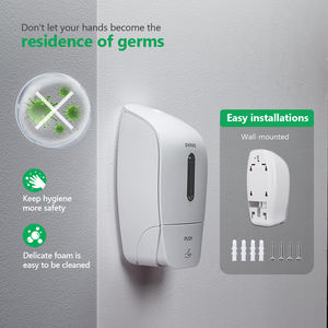 SVAVO 욕실 주방 비누 디스펜서 벽걸이형 리필 가능 800ML 액체 수동 거품 비누 디스펜서 - Product Image 4