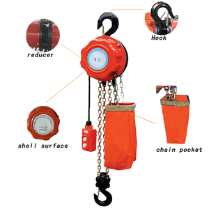 Mini grúa eléctrica de 2Ton-10Ton, Mini grúa eléctrica tipo <span class=keywords><strong>DHK</strong></span>, elevador de cadena de 380v