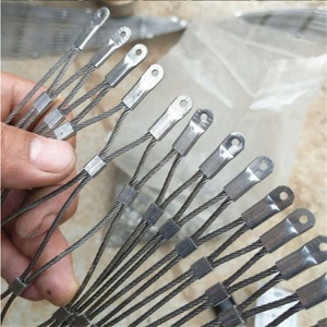 รั้วตาข่ายเชื่อมแบบโซ่ H&F HF-CLF003 จากโรงงานโดยตรง ผลิตจากสแตนเลส SS316 สำหรับป้องกันขอบดาดฟ้าเฮลิคอปเตอร์  พร้อมตาข่ายนิรภัยและเชือกนิรภัยแบบกันตก ชุบสังกะสี - Product Image 5