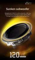 Altavoz Inalámbrico Portátil para Exteriores 5.4 con Luz Musical RGB, Carga Inalámbrica, Control por Voz y Aplicación, Calidad de Sonido Premium