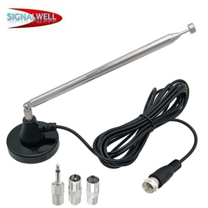 <span class=keywords><strong>Antenne</strong></span> TV intérieure télescopique à base magnétique, radio FM/AM, <span class=keywords><strong>antenne</strong></span> numérique <span class=keywords><strong>DAB</strong></span>, <span class=keywords><strong>antenne</strong></span> numérique HDTV omnidirectionnelle à mât télescopique - Product Image 1