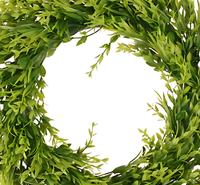 Vente en gros de guirlande suspendue de simulation de plante artificielle, herbe, fleur artificielle pour décoration de jardin intérieur et extérieur
