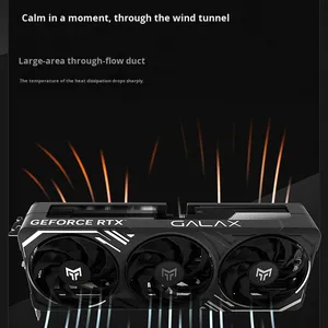 Tarjeta Gráfica para Juegos de Escritorio Galax GeForce RTX 5080 Metal New Platinum 16G Fan, Nueva - Product Image 4