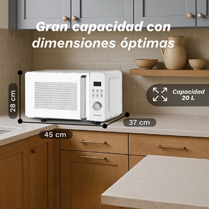 กรุนเคลเตาอบไมโครเวฟ 20 ลิตร 700 วัตต์ 5 ระดับพลังงาน เครื่องใช้ไฟฟ้าในครัว - Product Image 1