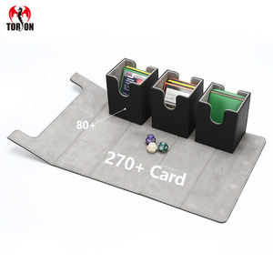 Caja de Almacenamiento para Cartas Coleccionables Torson 270+, Caja de Cuero PU 3 en 1, para TCG, CCG, UG, Resistente al Agua, para Deportes, Venta al por Mayor - Product Image 1