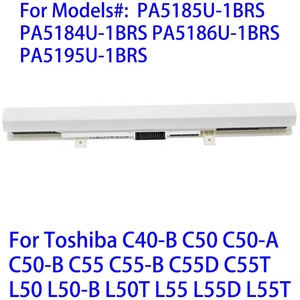Batería para Portátil <span class=keywords><strong>PA5185U</strong></span>-<span class=keywords><strong>1BRS</strong></span> para Toshiba C40-B C50 C50-A C50-B C55 C55-B C55D C55T L50 L50-B L50T L55 L55D L55T 14.8V 45WH - Product Image 2