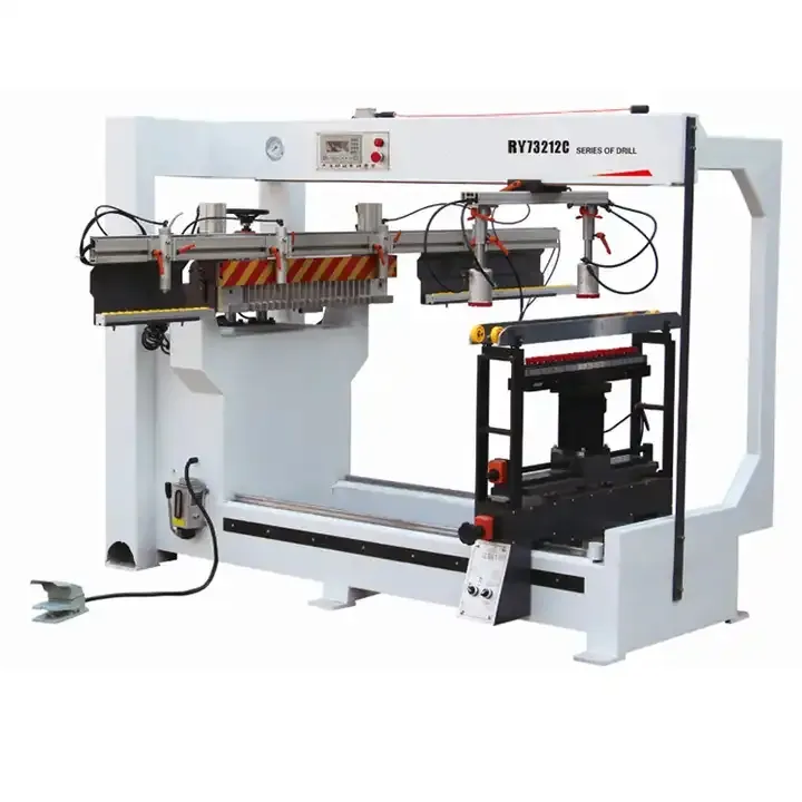 Automatic Horizontal Wood Drilling Machine Two Rows Multi Wood Drilling Machine