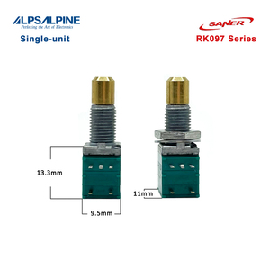 ALPS potensiometer putar poros logam 5 pin 10k - Product Image 2