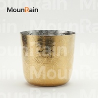 Mountain Rain Quartz Singing Bowls Set Percussion Alchemy Sound Bath Healing Instruments Handle Bowl Grail 432/440Hz Accessories