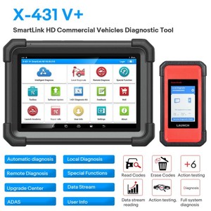 Outil de diagnostic pour camions lourds <span class=keywords><strong>Launch</strong></span> <span class=keywords><strong>X431</strong></span> <span class=keywords><strong>V</strong></span>+ SmartLink HD, <span class=keywords><strong>Launch</strong></span> <span class=keywords><strong>X431</strong></span> <span class=keywords><strong>Pro</strong></span> <span class=keywords><strong>V</strong></span>+ pour <span class=keywords><strong>v</strong></span>éhicules diesel commerciaux 12-24V, scanner - Product Image 6