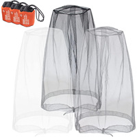 Filet anti-moustiques portable 96*54cm pour la tête, protection faciale en maille fine, housse anti-insectes en polyester pour la randonnée en extérieur