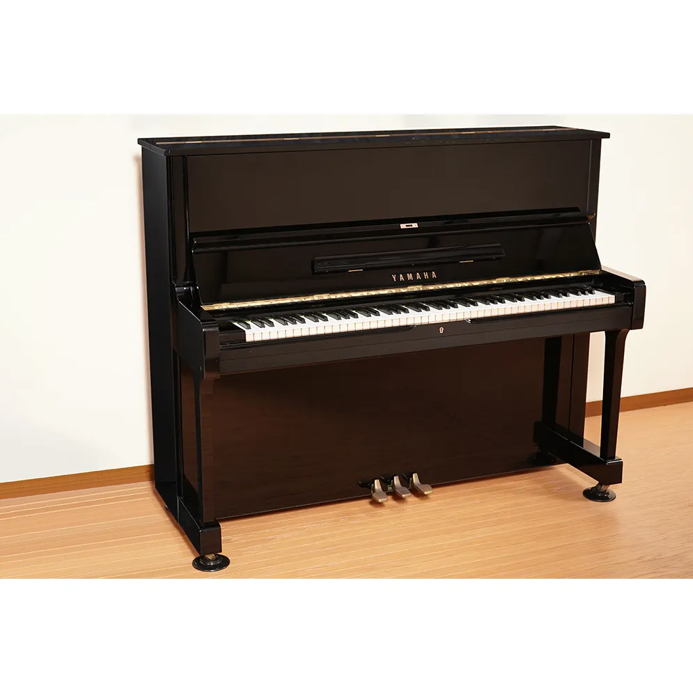 Japon kullanılan yamaha U1H dijital piyano klavyesi dik akustatik piyano