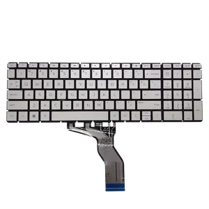 Teclado de computadora portátil en inglés de EE. UU. Para HP 15-BS 15-BW 15S-FQ 15S-DY 15-DY 15-BP 17-BS 17-AK 17-AR 250 255 G6 con retroiluminación 9Z.NE1BQ.Q01