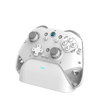 Contrôleur de jeu BT sans fil Z04 pour poignée Steam 2.4G pour manette de jeu IOS/PC/Android avec Base de charge