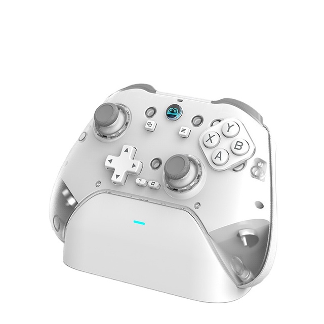 Z04 Wireless BT Game Controller for Steam 2.4G Handle for IOS/PC/Android Gaming Joystick with Charging Base