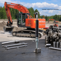 4426564 Piezas Originales Hitachi, Cable de Acelerador para Excavadora, Cable de Control del Acelerador, Longitud Ajustable, Funda Protectora Duradera