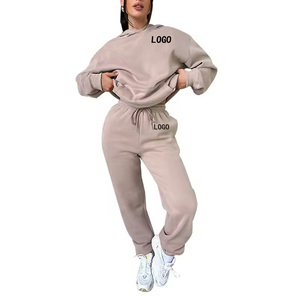 Offerte Imperdibili: Completi Donna Autunno Inverno Colore Unito Eleganti Sportivi Due Pezzi, <span class=keywords><strong>Set</strong></span> Donna per l'Uso Quotidiano - Product Image 1