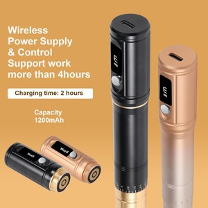 <span class=keywords><strong>Kit</strong></span> de machine à tatouer sans fil <span class=keywords><strong>rotative</strong></span>, stylo PMU professionnel multifonctionnel, maquillage permanent, microblading, sourcils, lèvres, fournitures et outils - Product Image 3
