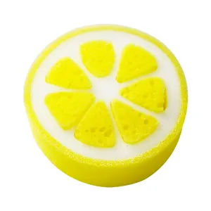 LEMON BATH SPONGE Customized Shape and Size sponge for baby bath