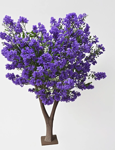 Arbre de <span class=keywords><strong>Jacaranda</strong></span> Artificiel Pas Cher Fausse Plante Paysage Intérieur Extérieur Exposition Mariage Événement Fête Décor Violet Fleur Arbre - Product Image 4
