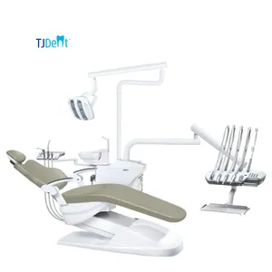 CE Chinese Supplier Disinfection German Grade Dental Chair Unit With LED Sensor Lamp Top Mounted Instrument Tray