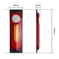 Feu arrière LED Maidsail à prix d'usine pour camion et remorque, clignotant, feu stop et feu de position