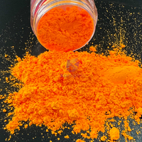 Nouvelle poudre de pigment fluorescent de qualité cosmétique aquarelle encre vernis à ongles peinture résine époxy Gel Slime néon poudre