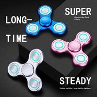 Nouvel Arrivage Fidget Spinner en Alliage d'Aluminium et Acier Inoxydable, avec Contrepoids Rotatif, Anti-Stress pour Adultes