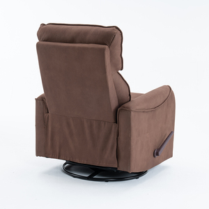 كرسي أريكة عصري لغرفة المعيشة وغرفة النوم، مصنوع من قماش تقني، مع تحكم يدوي، ووظيفة الاستلقاء والتأرجح والدوران - Product Image 6