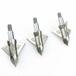 100gr ו 125gr חץ וקשת ציד ראשי חץ גדול חיתוך קוטר גבוהה דיוק בעבודת יד Broadheads עם שלושה להבים קבועים - Product Image 1