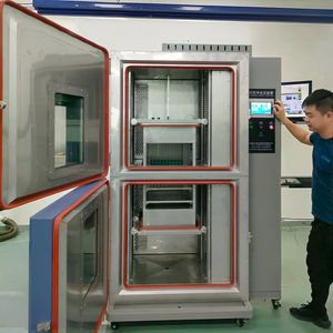 Ürün dayanıklılık testi için 5-min geçiş süresi düşük sıcaklık iklim odası ile programlanabilir sıcaklık şok Test cihazı - Product Image 1