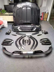 Nouveau kit carrosserie style B en fibre de carbone pour Mercedes GLE Coupé W167 C167 : lèvre avant, diffuseur, spoiler, extension d'aile et aileron de capot - Product Image 2