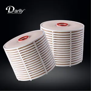 China Supplier Depth-Stack Lenticular Filter Cartridge With Carbon Lenticular Filter Disc 12'' 16 Cells 5 Micron For Beer Wine