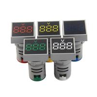 AD101-22VMS Voltímetro Digital de CA de 22 mm, 20-500 V, Mini Indicador LED de Panel para Equipos Industriales