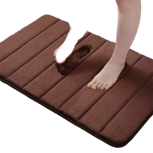 שטיח אמבטיה סופג במיוחד, נגד החלקה, עמיד, עשוי במכונה, רך, מספוג זיכרון, שטיחון למקלחת, עיצוב מודרני, עיצוב ביתי אחיד, לחדר האמבטיה - Product Image 3