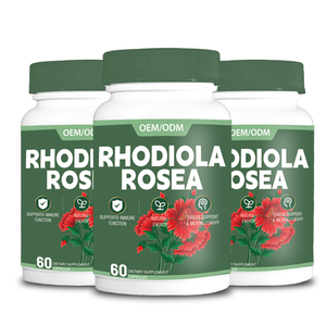 Vente en gros de capsules de rhodiola rosea Extrait de plantes rhodiola rosea poudre de rhodiola rosea naturelle pour adultes capsules de rhodiola rosea - Product Image 5