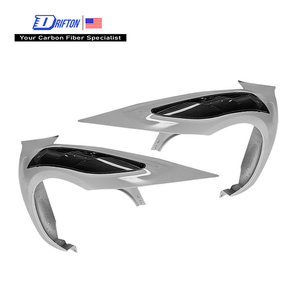 Guardabarros Delanteros Ventilados Mejorados de Fibra de Carbono 296 para Ferrari 296 2021-2025 - Product Image 1