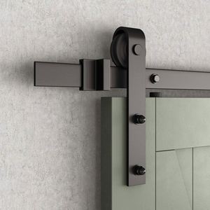 Herrajes Modernos de Acero Duradero para Puertas Correderas de Granero con Doble Rodillo, Control Remoto para Puertas de Garaje de Madera - Product Image 5