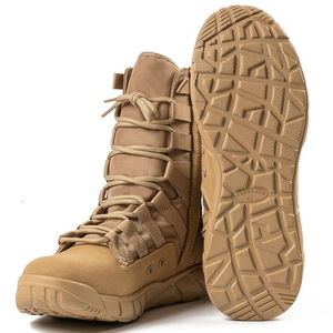 Bottes tactiques pour hommes SF48 713, noires, en textile respirant, pour toutes les saisons, bottes d'entraînement - Product Image 4