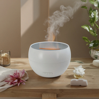 Meilleure vente humidificateur d'air à ultrasons électrique USB flamme de feu diffuseur d'arôme hôtel diffuseur de parfum d'huiles essentielles
