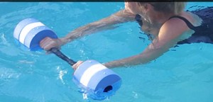 Mancuernas Acuáticas Eva para Natación, Mancuernas Flotantes Suaves para Ejercicios Aeróbicos en Piscina - Product Image 3