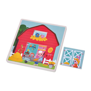 Children's Learning Creative Wooden Multi Layer <strong>Story</strong> Puzzle <strong>Toy</strong> Children's Puzzle <strong>Toy</strong> - Product Image 3
