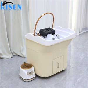 Bac à shampoing portable Kisen Head Spa avec dôme sauna et arche d'eau, personnalisable, nécessitant une installation de plomberie - Product Image 6