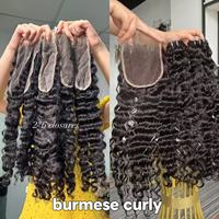 Cheveux bouclés birmans non traités, livraison rapide, fournisseur de cheveux vierges vietnamiens, fournisseurs de cheveux vierges, cheveux birmans crépus bouclés, ondulés naturels