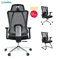 Mode nouvelle chaise pivotante de bureau Foshan avec accoudoir à jambes croisées pour ordinateur à la maison visiteur exécutif invité femmes enceintes