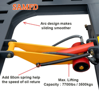 SAMFD Redresseur de châssis automobile personnalisé, machine de redressage de châssis, construction métallique, réparation professionnelle des bosses, CE/ISO-9001