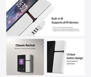 Interruptor de pared inteligente superventas con panel de control táctil, personalizable, compatible con el sistema Tuya y se puede conectar a WiFi - Product Image 4