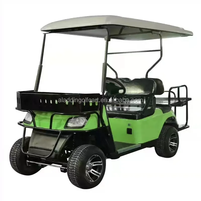 Carrello elettrico Offroad Bus turistico e auto 4 posti auto elettrica Buggy caccia a batteria elettrico Golf Cart elettrico