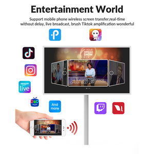 21.5 "27" 32 "di động di chuyển xoay màn hình cảm ứng sử dụng nhà chế độ chờ kiosk hiển thị thông minh cho gia đình trò chơi tập thể dục ca hát - Product Image 3